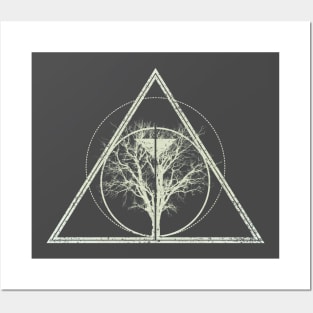 Tree of life / knowledge | Bodhi tree | Geometric design Posters and Art